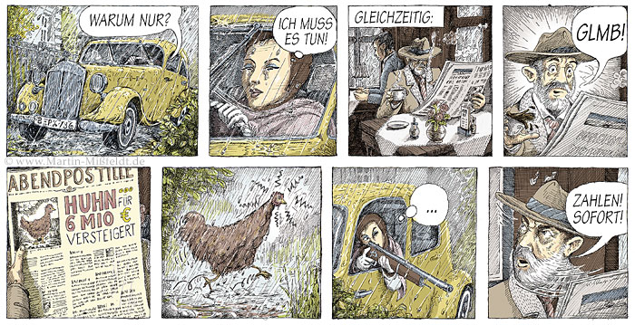 Comic color : 6 Mio Euro Huhn